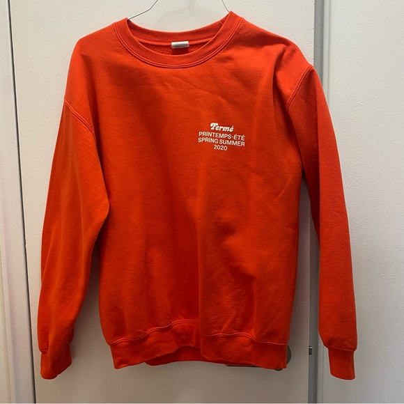 Classic crewneck with white printing - Picture 3 of 4